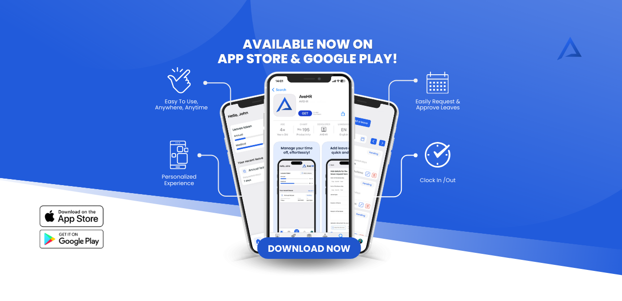AveHR is now available on the App Store and Google Play!